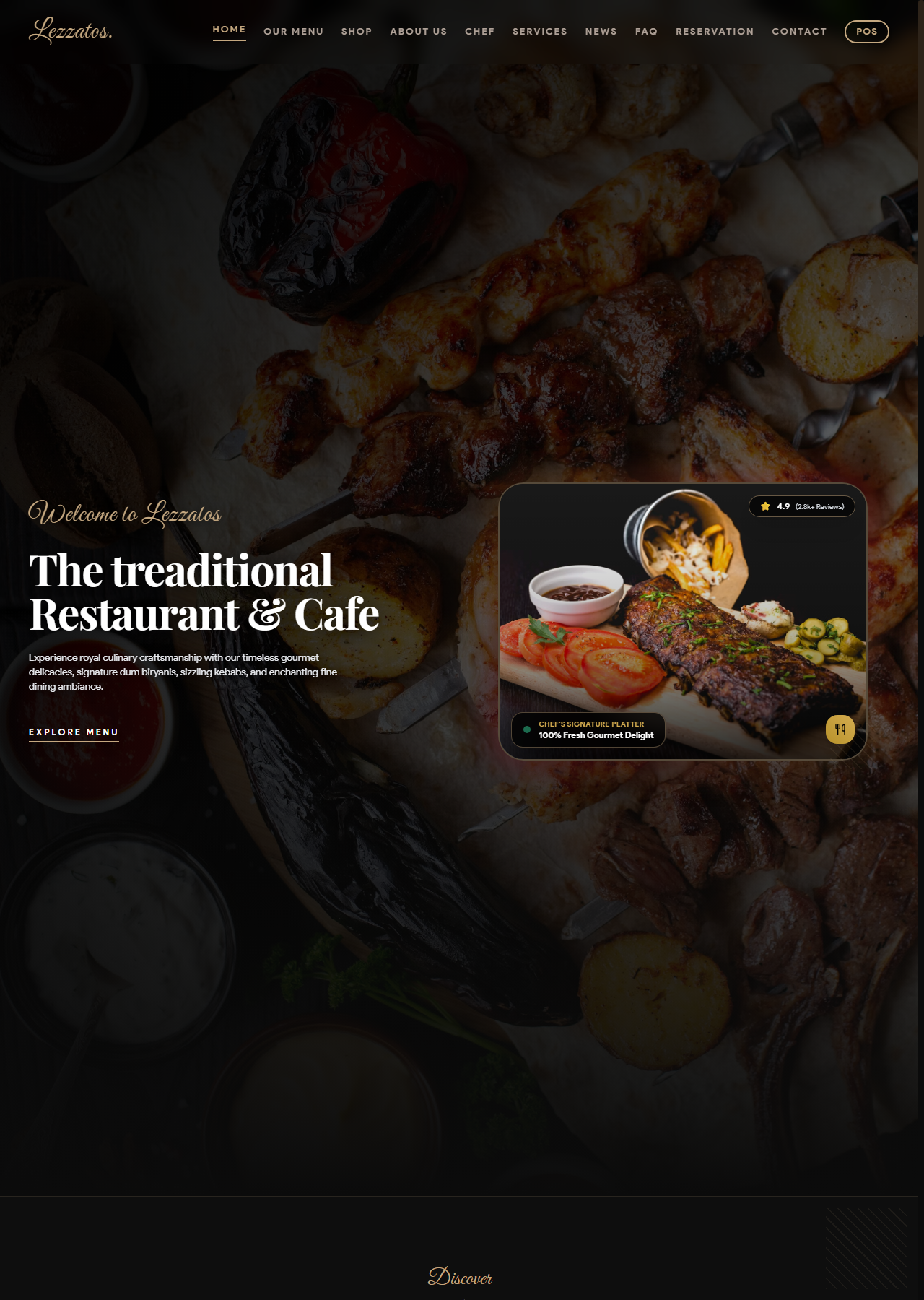 SM Cloud Restaurant POS Live Project Screenshot